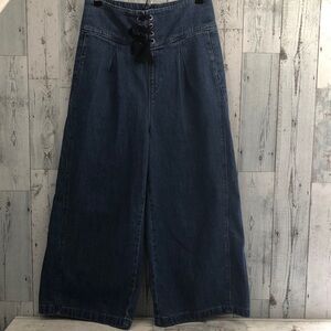 Vero Moda Bambi High Waisted Loose Wide Leg Crop Large